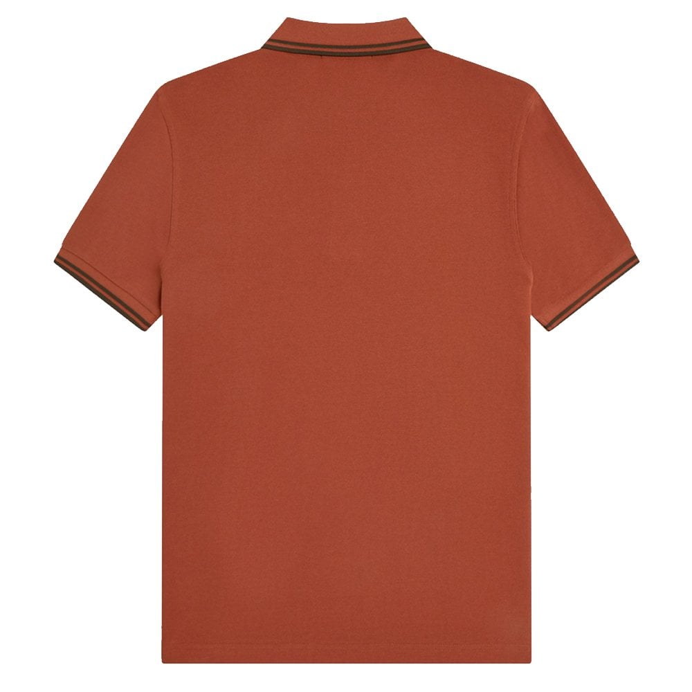 M3600 Polo Shirt - Brandy/Green