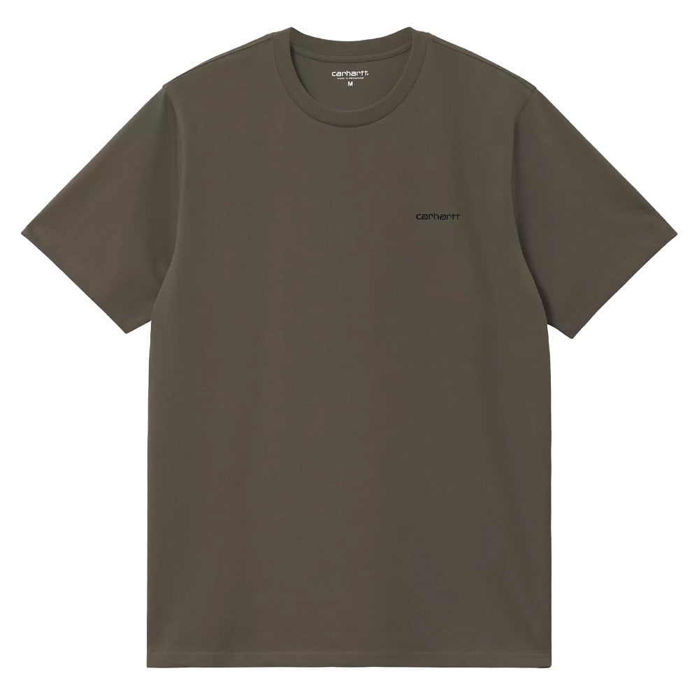 Script Embroidery T-Shirt - Cypress/Blk