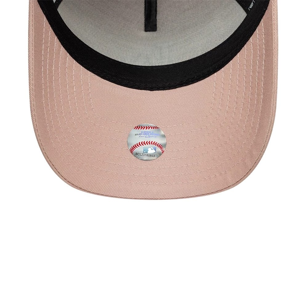 LA Dodgers MLB Outline 9FORTY E-Frame Trucker Adjustable Cap - La Pink/Grey