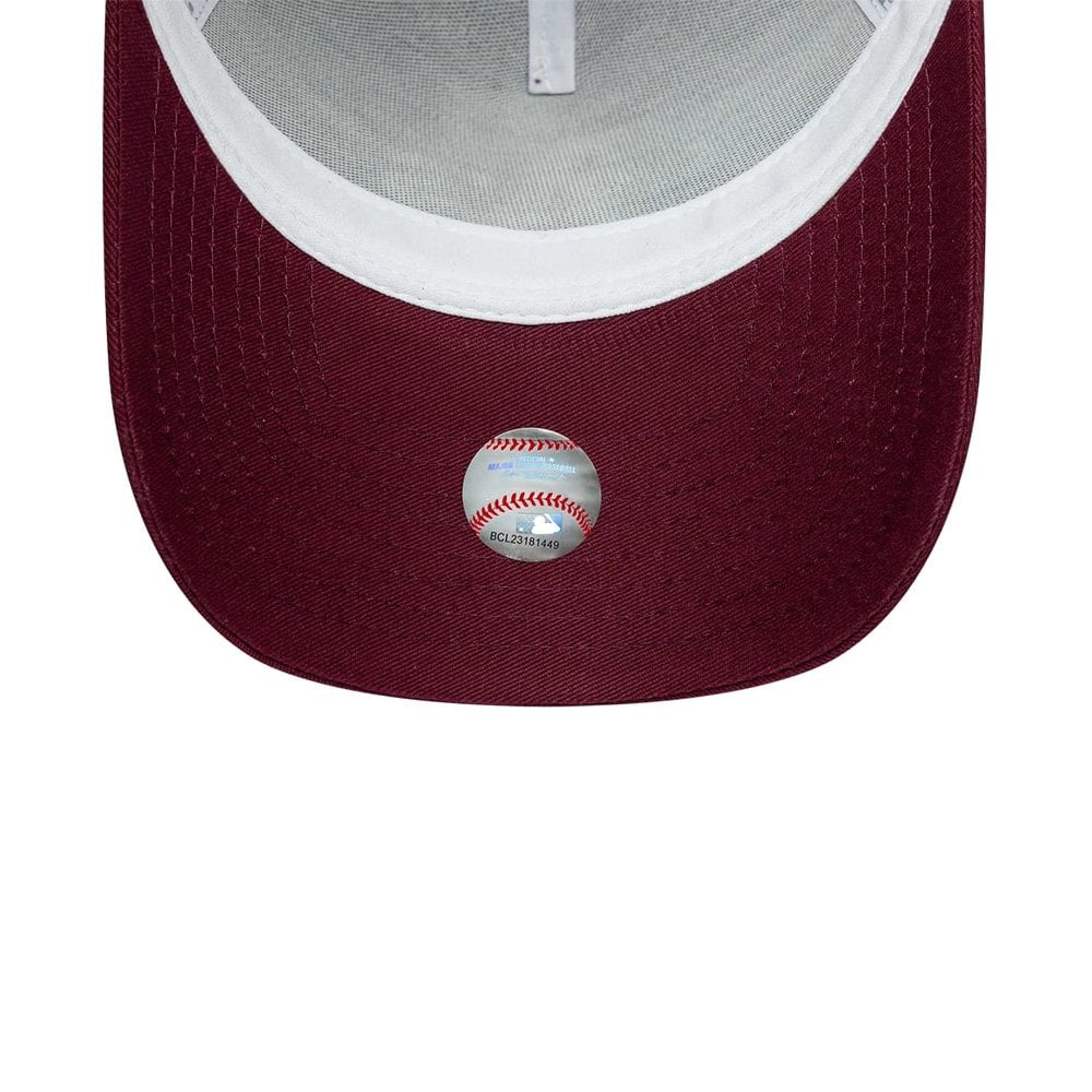 Athletics MLB League Essential 9FORTY A-Frame Trucker Adjustable Cap - Oa Burg/Wht