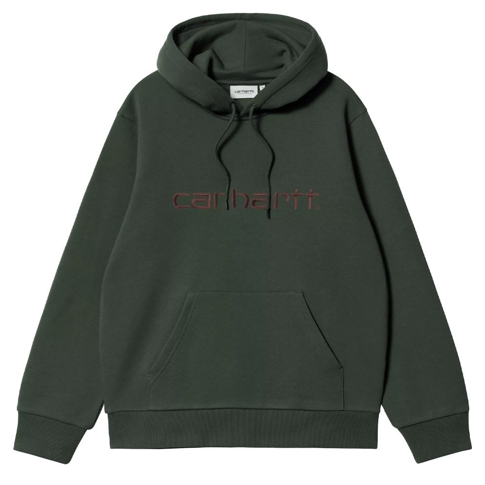 Hooded Carhartt Sweatshirt - Dark Scarab