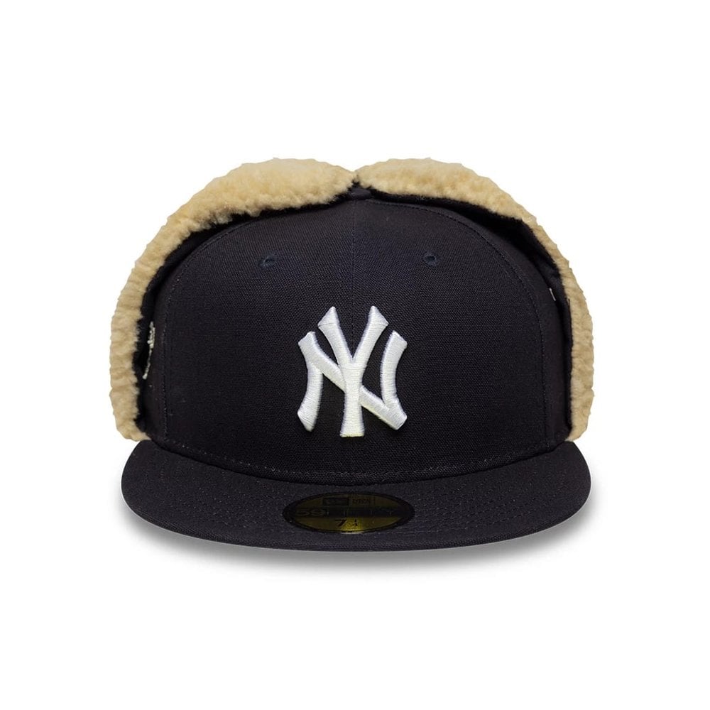 New York Yankees MLB World Series Navy Dogear 59FIFTY Fitted Cap - Ny Navy/Wht