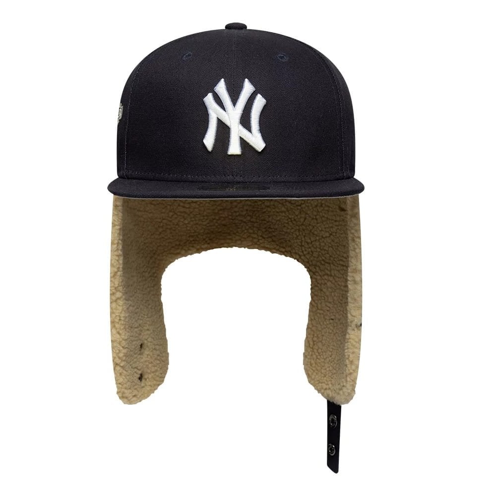 New York Yankees MLB World Series Navy Dogear 59FIFTY Fitted Cap - Ny Navy/Wht