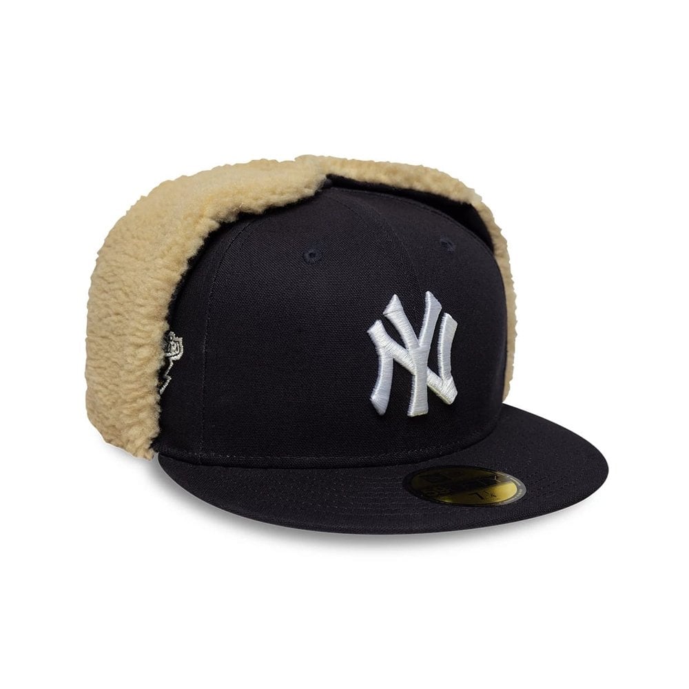 New York Yankees MLB World Series Navy Dogear 59FIFTY Fitted Cap - Ny Navy/Wht