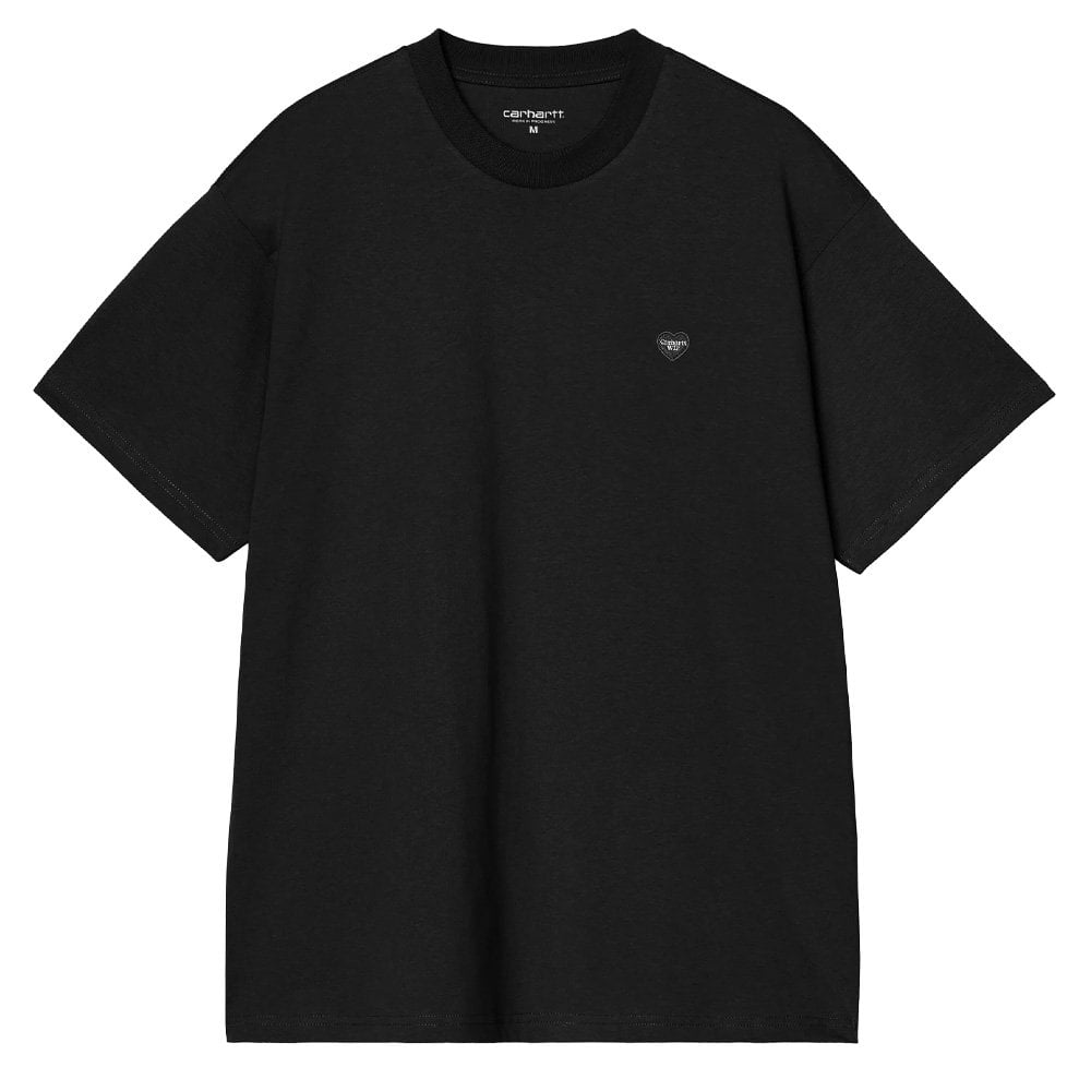 Small Heart T-Shirt - Black/Black
