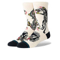 Battle Crew Sock  - Cream