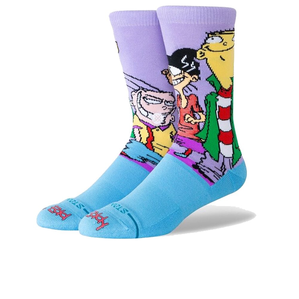 Ed Edd Eddy Crew Sock  - Purple