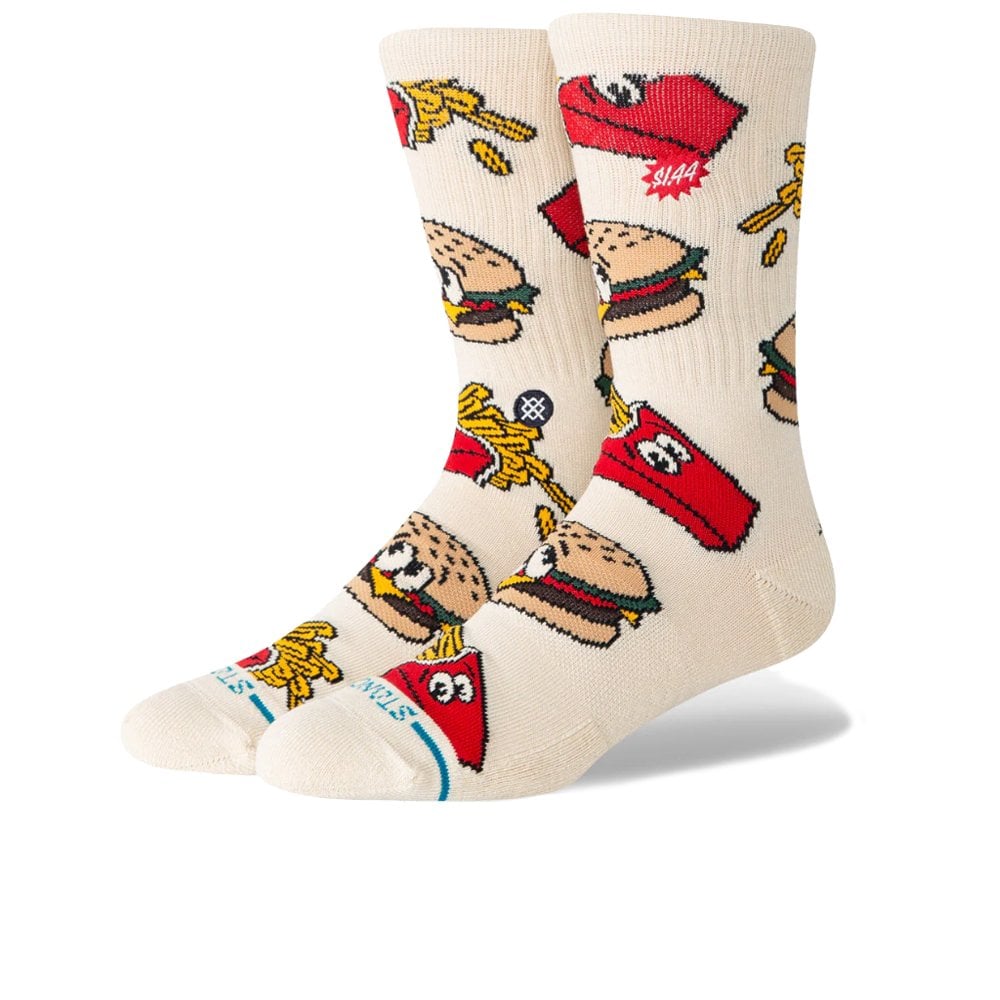 Combo Meal Crew Sock - Tan