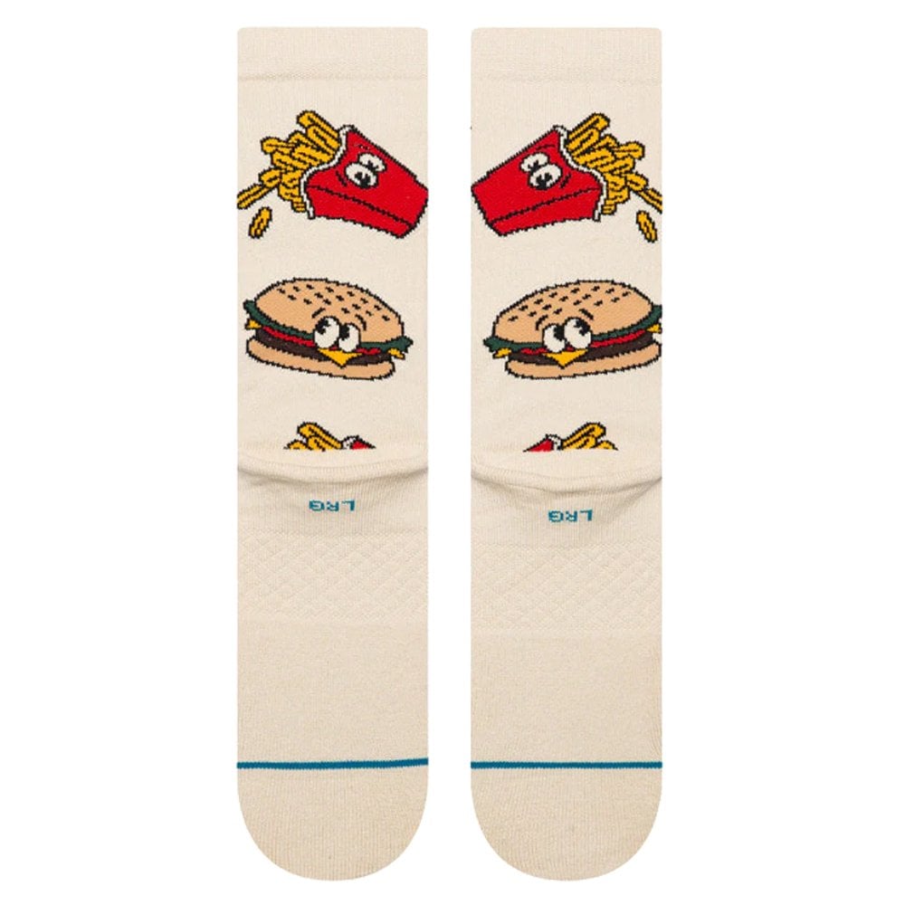 Combo Meal Crew Sock - Tan