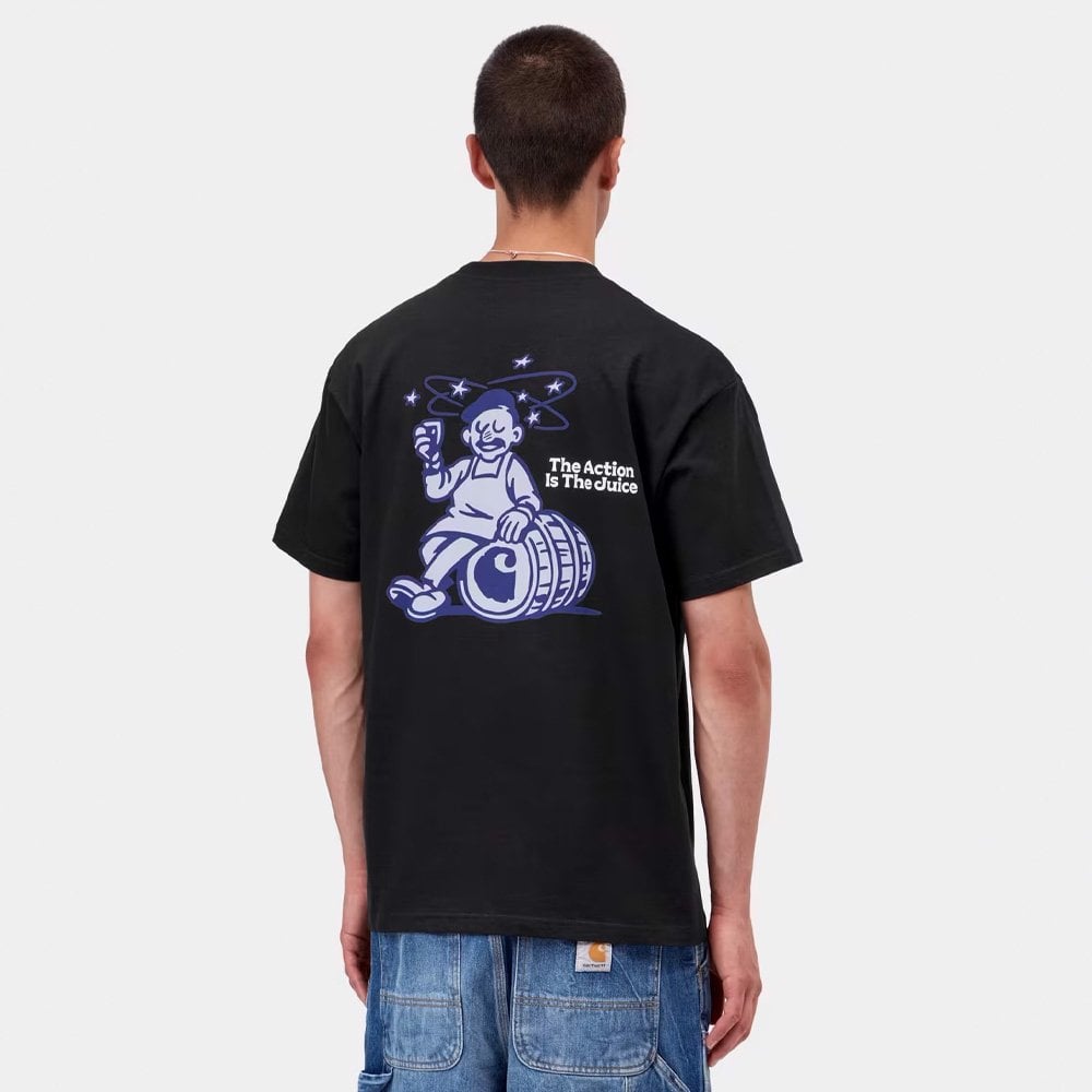Grape Picker T-Shirt - Black