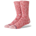 Slub Crew Sock  - Red