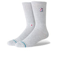 Hit Me Crew Sock  - Heather Grey