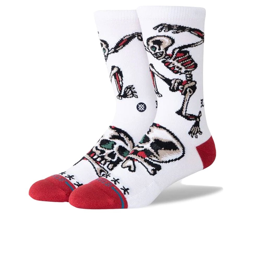 Skeleton Crew Sock  - White