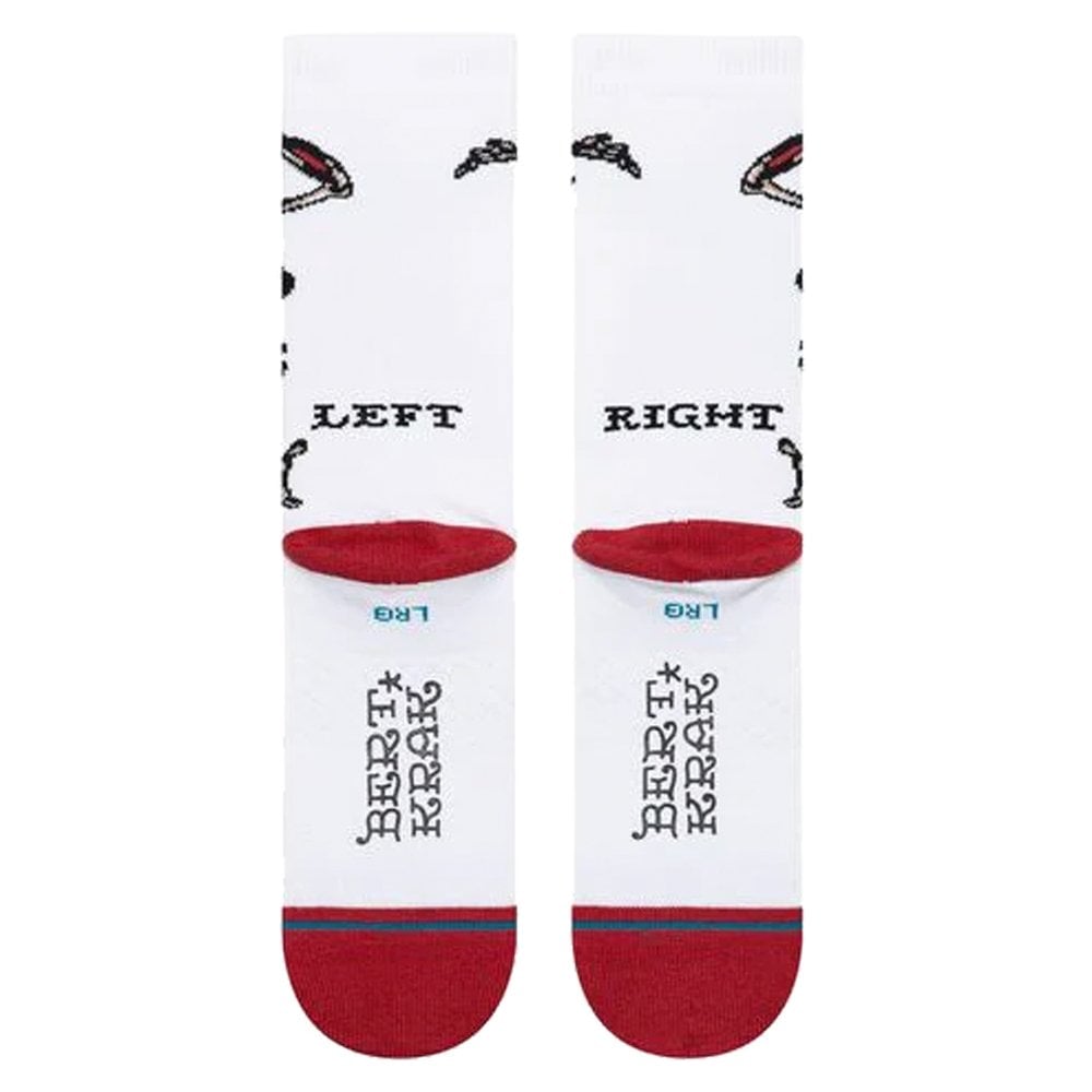 Skeleton Crew Sock  - White