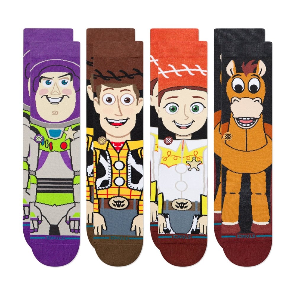 Toy Story 5 Box Set Crew Sock  - Multi