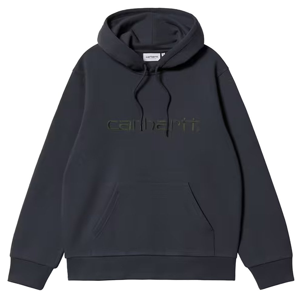 Hooded Carhartt Sweatshirt - Navy/Scarab