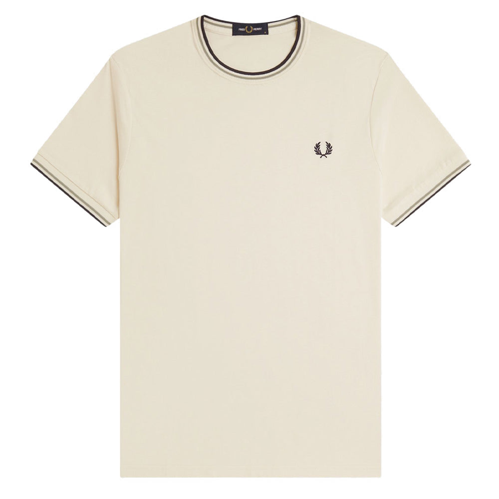 Twin Tipped T-Shirt - Ecru/Seagrs