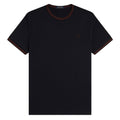 Twin Tipped T-Shirt - Navy/Brandy