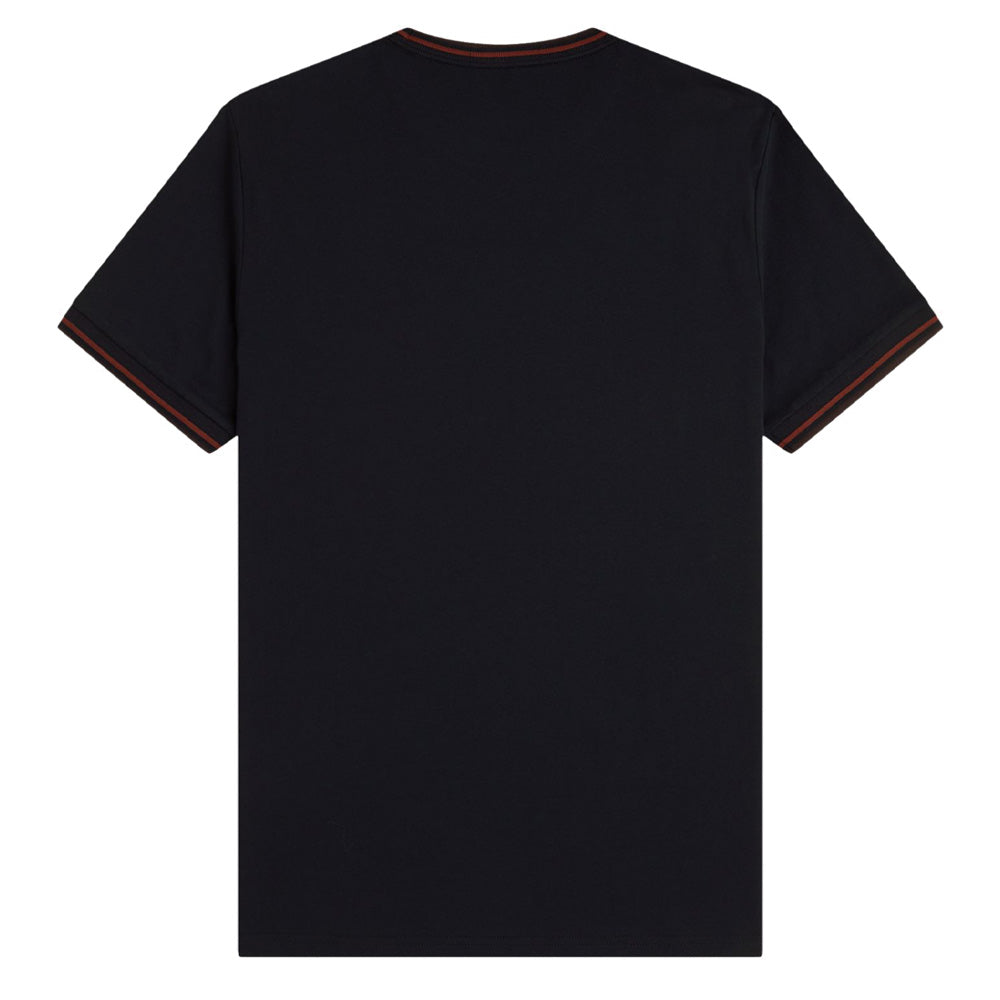 Twin Tipped T-Shirt - Navy/Brandy