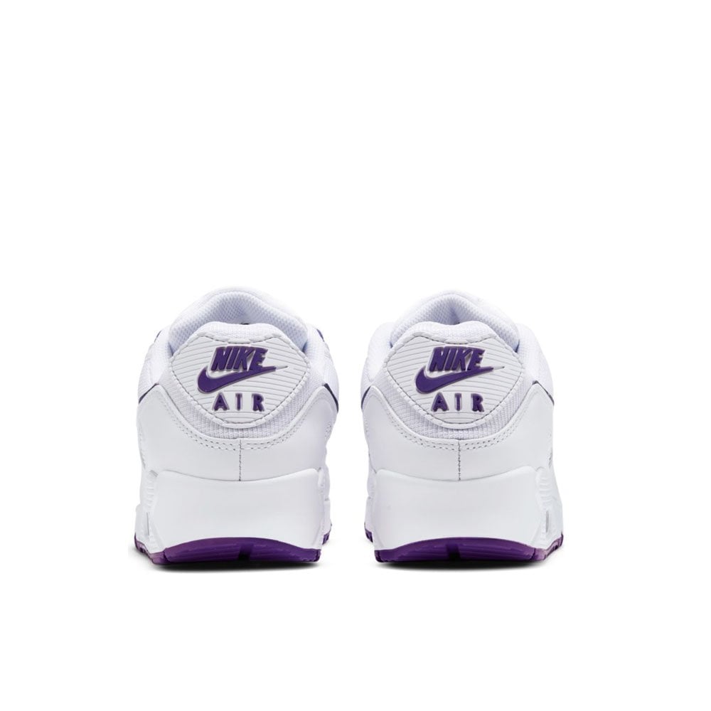 nike air max 90 white and purple